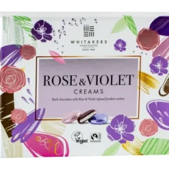Whitakers Chocolates Foiled Rose & Violet Creams