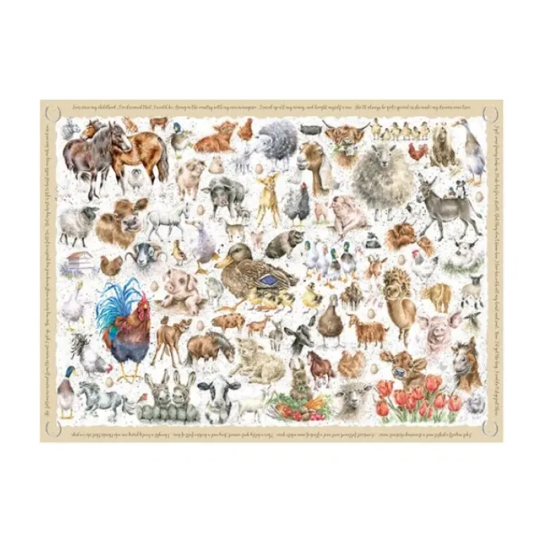 Wrendale Farmyard Friends Puzzle